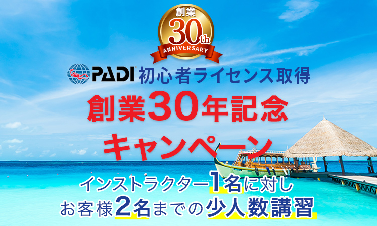 初心者ライセンス取得キャンペーン